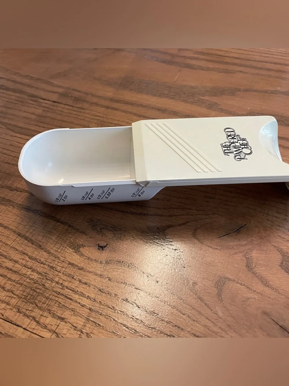 Vintage Pampered Chef Dry Measuring Cup Slider Adjustable 1/2 Cup